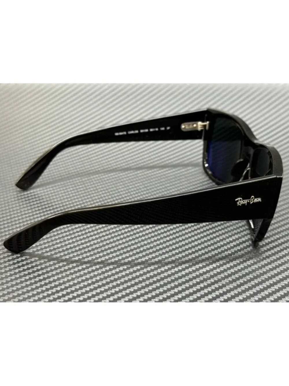 New Ray-Ban Men Black Sunglasses 56-18-145